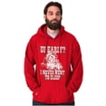 thumbnail image 5 of Xmas Santa Claus Never Went to Sleep Unisex Plus Size Hoodie Brisco Brands 3X, 5 of 6