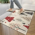 thumbnail image 4 of Beige Christmas Tree Pattern Door Rugs,Washable Non Slip Door Mats Indoor,Decorative Door Mats,Entry Mat Indoor for Entrance,Bedroom,Kitchen,Bathroom,17"x30", 4 of 6
