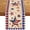 B, variant on Table Runner with Star Print Pattern Suitable for Dining Table Party Decoration and Home Use Fabric Material Washable Design