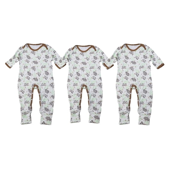 Kawaii Baby Bamboo Cotton Bodysuit | 3 Pack  6-9 Months | Unisex Romper