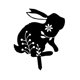 thumbnail image 1 of Conejo decorativo silueta estaca jardín Animal estatua silueta patrón Pascua Estilo A Sharpla estacas de conejo, 1 of 8