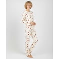 thumbnail image 6 of Real Essentials 2 Pack: Women's Comfy Pajama Sets - Short & Long Sleeve Ladies Loungewear Sleepwear PJs (Available In Plus), 6 of 8