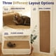thumbnail image 3 of Alfombra de escalada de pared para gatos  Escalador de pared para gatos de 67 x 17.5 pulgadas con clavos fijos, alfombra rascador de pared para gatos de interior, alfombra de pared para escalada |, 3 of 9