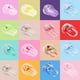 thumbnail image 4 of Paquete de 16 unidades de mantequilla bicolor Slime Kit Howlaiwoo para niños de 6 a 12 años, 4 of 7