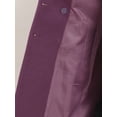 thumbnail image 5 of DARING DIVA Women's Double Breasted Shawl Collar Long Coat With Pockets XL Purple, 5 of 6