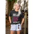 thumbnail image 4 of I Look For In Guys Rottweiler Lover Women's Plus Size Graphic Tee Brisco Brands 3X, 4 of 5
