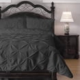 thumbnail image 1 of Pinch Pleat Comforter Set with Pillow Shams, 1 of 6
