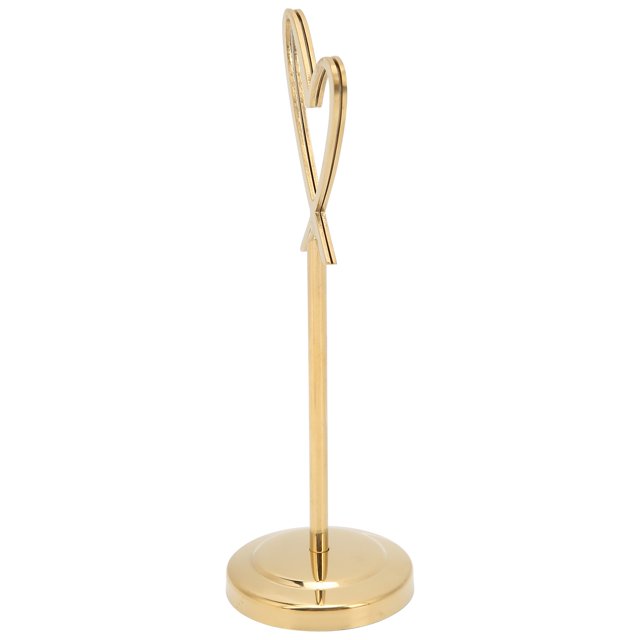 Titular De La Tarjeta De Nombre, Titular De Número De Mesa Duradero Multiusos En Forma De Corazón Para Oficina Para Fiesta Para Boda EOTVIA Oro