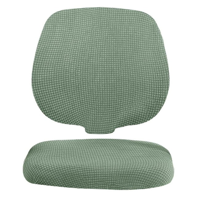Polyester Fiber Slipcover Split Arm Slipcover Seat Cover For Office Dining Rotating Home Decorations Cyan