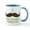 White/Blue Inside, variant on CafePress - Mustache Pinch Mug - 11 oz Ceramic Mug - Novelty Coffee Tea Cup