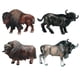 thumbnail image 4 of Figura de 4 piezas de toro simulado, animales realistas, vaca, figura educativa para niños segundo, 4 of 8
