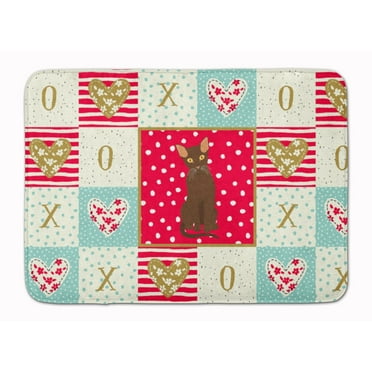 Suphalak Cat Love Machine Washable Memory Foam Mat