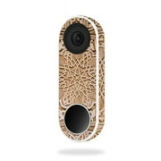 MightySkins NEHEL-Carved Skin for Nest Hello Video Doorbell - Carved