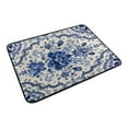 thumbnail image 6 of Bathroom Sets Curtain and Rug Sets 23.6x15.7 in Non-Slip Mat and 72x72 in Shower Curtain for Home Bath Dcor Blue and White Porcelain-style, 6 of 7
