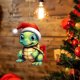 thumbnail image 2 of Ionze Decoración del Hogar Navidad Nueva Tortuga Navideña Colgante Decorativo Acrílico Animal Navideño Tortuga Ambiente Festivo Adornos Colgantes Accesorios para el Hogar (C), 2 of 4