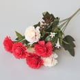 thumbnail image 3 of 1 Branch Artificial Peony Flower - Elegant and Vivid Faux Silk, Flexible and Weather-Resistant, Perfect for Home Decor and Party Favors, 3 of 8