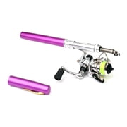 Maoww Portable Type Fishing Rod Aluminum Alloy Telescopic Fishing Pole Outdoor Fishing Tackle Pocket Size Rod No.3