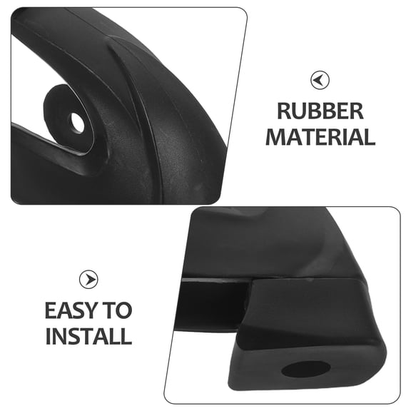 Clispeed Universal Brakes For Inline Skates Roller Skating Rubber Black 1 Set