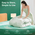 thumbnail image 4 of Niceluck Dual-Layer King Mattress Topper, Cooling Bamboo Viscose Memory Foam Pillow Top, Back Pain Relief Breathable Pad with Deep Pocket & Adjustable Straps, White, 4 of 11