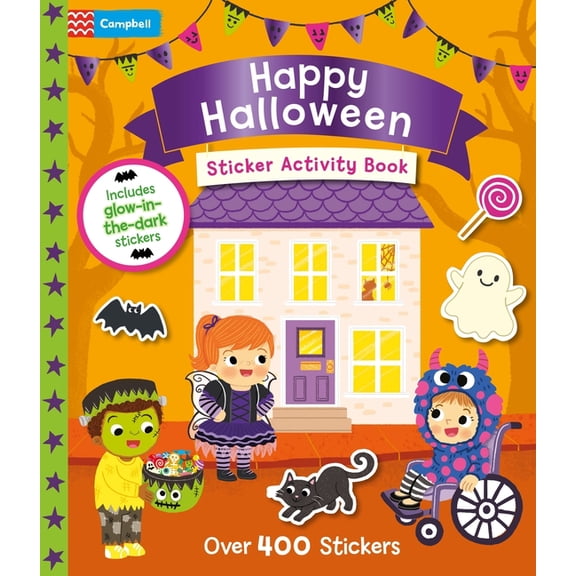 Happy Halloween Sticker Activity Book, (Paperback)