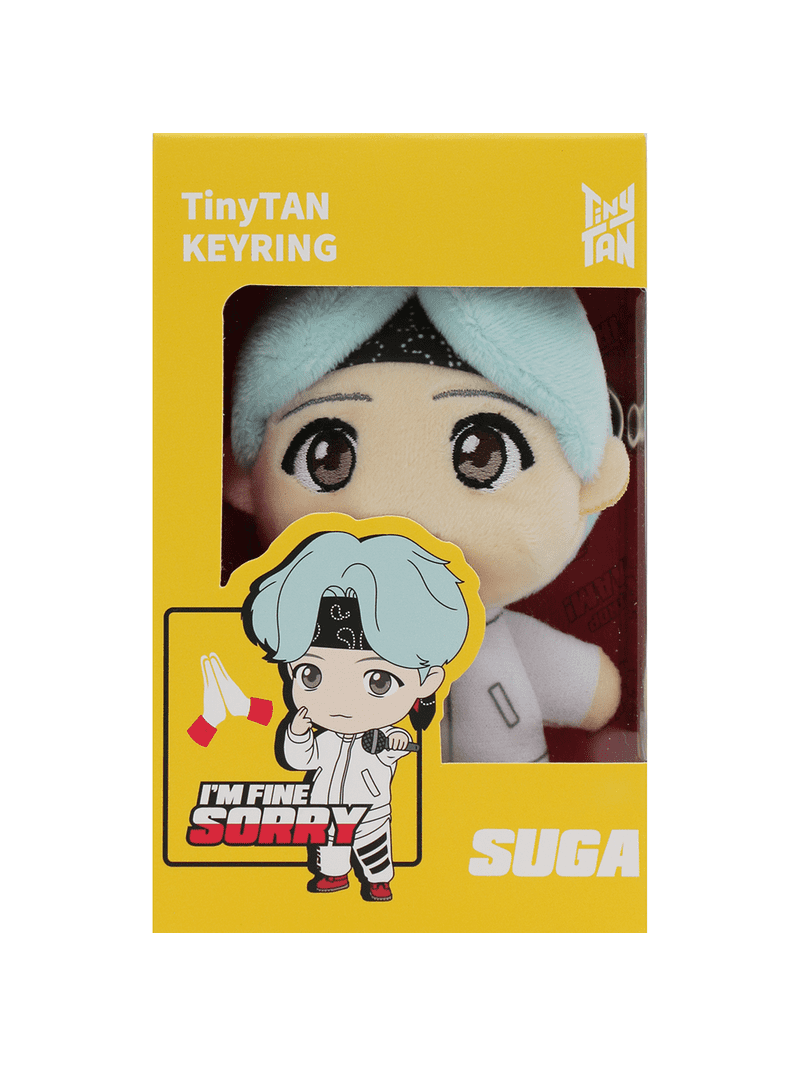 BTS TinyTAN Suga Mini Plush Keychain - Walmart.com