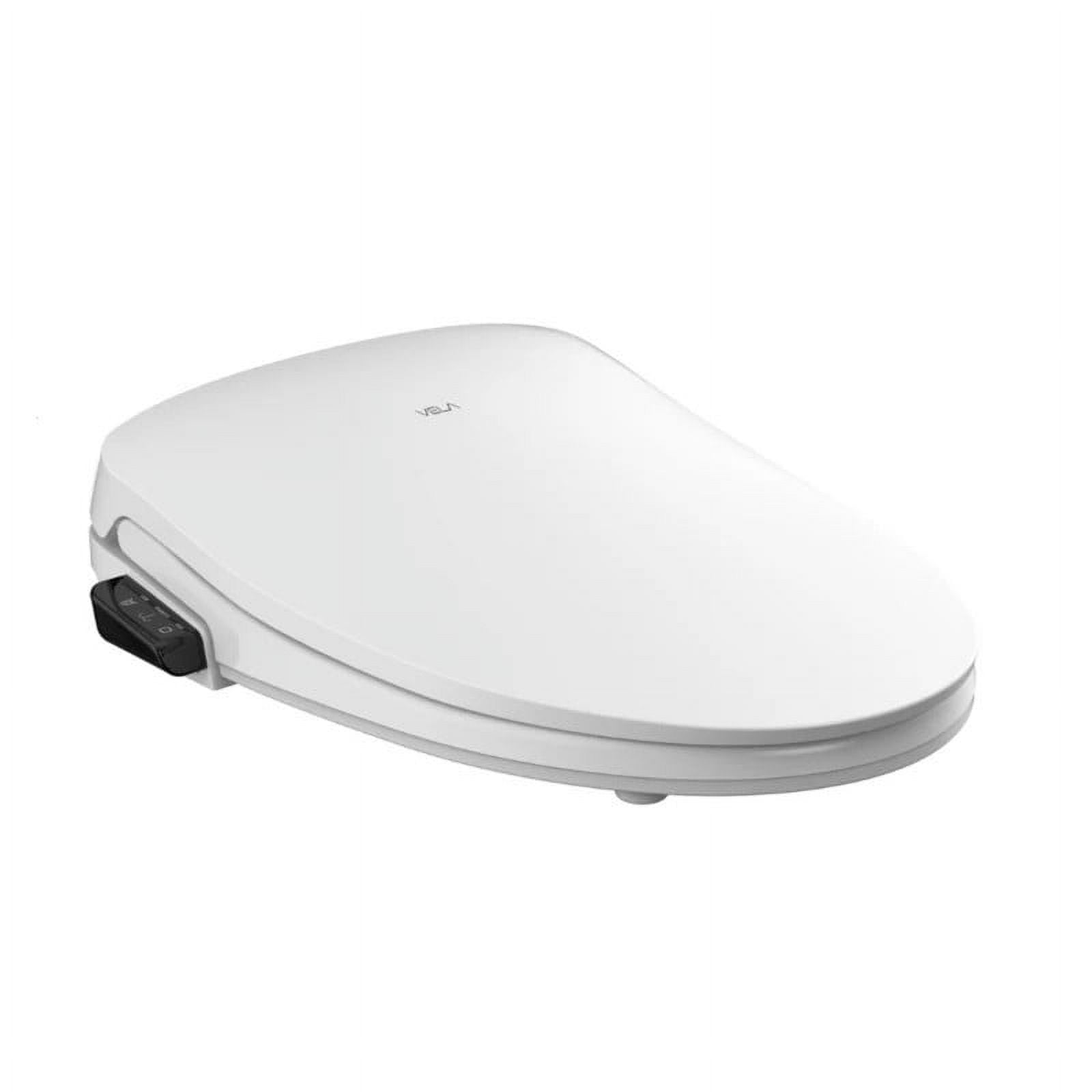 Inus IS-2200BB Elongated Electric Heated Bidet Toilet Seat, White