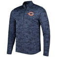 thumbnail image 2 of Men's Antigua Navy Chicago Bears Brigade Quarter-Zip Sweatshirt, 2 of 4