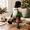 Green, variant on Green Nutcracker Shaped 3D Throw Pillow with Faux and Polyester Material