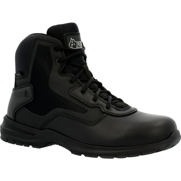 Rocky Cadet 6" Black Side Zip Public Service Boot Size 7.5(M)