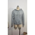 thumbnail image 3 of Casual Quilted Women's Pullover Loose Fit Shoulder Half Button Hoodie with Drawstring Long Sleeve Tops, 3 of 9