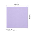 thumbnail image 2 of Uxcell Origami Paper Double Sided for Art Craft Project Beginner 100 Sheets Light Purple 4x4 inch, 2 of 5