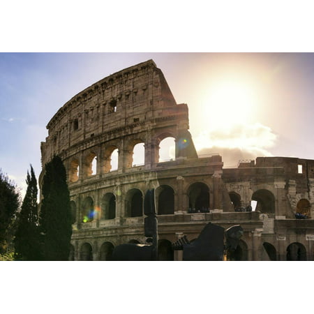 Dolce Vita Rome Collection - The Colosseum at Sunrise Print Wall Art By Philippe (Best Place To See Sunrise In Rome)