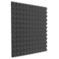 thumbnail image 3 of Auralex Acoustics - 2" StudioFoam Pyramid 2' x 2' x 2" Acoustic Panels (12 pack) Charcoal, 3 of 5