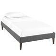 thumbnail image 3 of Modway Sharon Fabric Upholstered Twin Platform Bed in Gray, 3 of 5