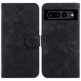 thumbnail image 2 of Compatible avec Google Pixel 7 Pro Étui Portefeuille Embossé Lily avec Porte-Cartes Étui à Rabat en Cuir PU, 2 of 5