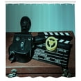 thumbnail image 3 of Ambesonne Old Hollywood Shower Curtain, Camera Clapper, 69"Wx70"L, Multicolor, 3 of 3
