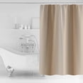 thumbnail image 2 of Khaki Gradient Shower Curtain, 48" x 72", Ombre Waterproof Bathroom Curtain Washable Shower Curtain Set with 12 Hooks, 2 of 6