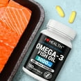thumbnail image 2 of 3000mg Omega-3 Fish Oil with EPA & DHA - Promotes Brain & Heart Health - Non-GMO - 180 Softgels, 2 of 7