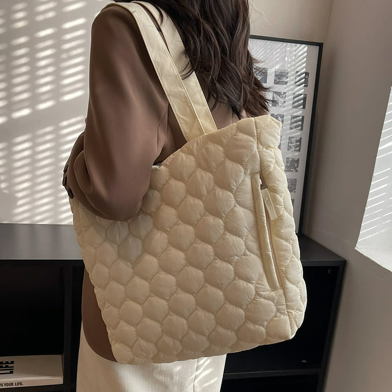 Zara - Soft Shoulder Bag - Beige - Women
