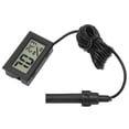 thumbnail image 3 of Digital Temperature Humidity  Hygrometer with Probe 1.5m Line Accurate Large Display Premium Material, LCD Screen, Stable Performance Installing Pattern Embedded, 3 of 7