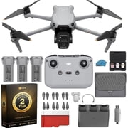DJI Air 3S Fly More Combo with 2-Year Warranty | 4K HDR Camera Drone with RC-N3 | 45-Min Flight Time, 128GB SD Card, 3 Intelligent Flight Batteries & Professional Accessory Bundle