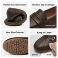 thumbnail image 4 of Ecetana Women's Penny Loafers Slip-Ons Flats Business Dress Shoes Lightweight Walking Driving Shoes, 4 of 6
