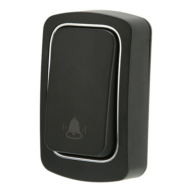 Timbre Inalámbrico de Transmisión de Larga Distancia de Buscapersonas Negro Impermeable IP68 con 2 Receptores Kit de Timbre Inalámbrico para Pacientes Domésticos