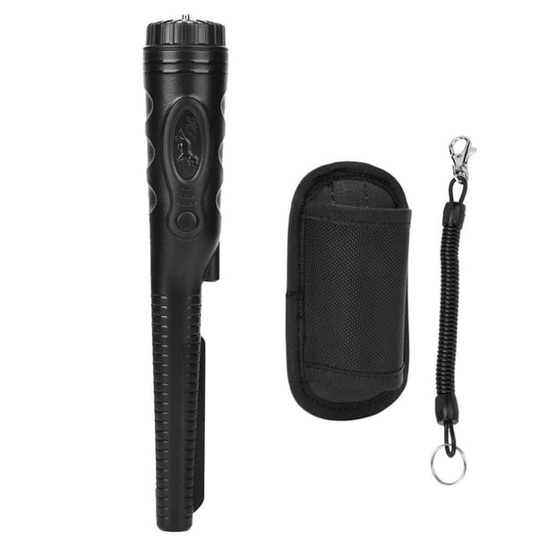 Hs-08 Ip68 Detector De Metales De Mano Portátil De Alta Sensibilidad Detector De Metales Pinpointer Alarma De Batería Baja (Negro) Cateissary EL007141-00