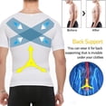 thumbnail image 4 of FITVALEN Men's Compression Shirt Undershirt Slimming Tank Top Workout Vest Abs Abdomen Slim Body Shaper, 4 of 5