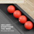 thumbnail image 5 of RayChee 8’ Roll and Score Classic Arcade Game Table, Roll and Score Game Set with LED Electronic Scorer, Sound, Automatic Ball Return for Adults Kids Family Recreation Game Rooms - 4 Balls Included, 5 of 7