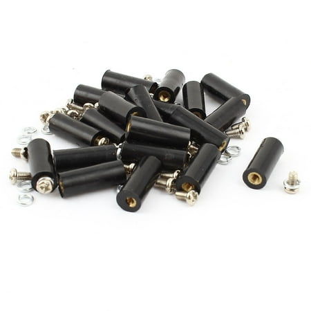 

20pcs M3 Brass Insert Thread 8x20mm Insulated Standoffs Spacer for Motherboards