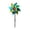 Yellow & Blue, variant on YiaNXan 1 Pack Windmills Wind Spinners for Outdoor, Extra Sparkly Reflective Pinwheels with Stakes for Garden Lawn Yard Balcony Bird and Animal Deterrent, Rainbow