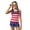 Star American Flag, variant on Xoenoiee Toile De Jouy Deer Print Summer Tankini Swimsuits for Girls Two Piece Bathing Suits Bikini Swim Tank Tops with Graphic Boyshorts Swimwear Sets, 6-7 Years