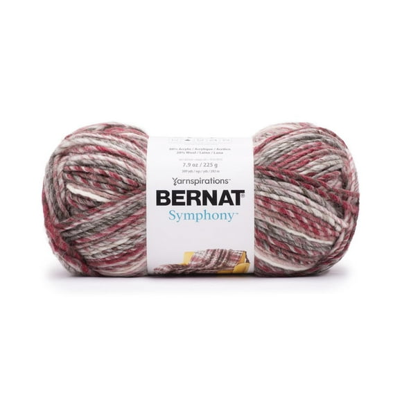 Bernat® Symphony™ #5 Bulky Blend Fil, 7.9oz/225g 309 Yards